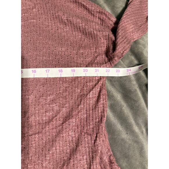 Maeve by Anthropologie Addie Ruffle Hacci Pullover Sweater Mauve Size Small - Picture 6 of 7